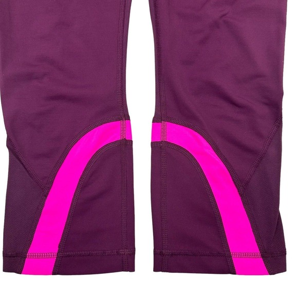 Lululemon Run Inspire Crop II Leggings Women’s Size 8 Purple Pink Colorblock - Picture 6 of 15